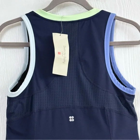 Sweaty Betty Zip-Up Dark Blue Dress Size 8-10 - Picture 8 of 15